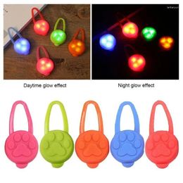 Dog Collars 1Pc Pet Night LED Cat Collar Glowing Pendant Safety Leads Necklace Luminous Bright Decoration