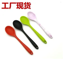 Spoons Large Silicone Spoon Full Package Of Tight More Leaky Salad Mixing Kitchen Cooking Supplies