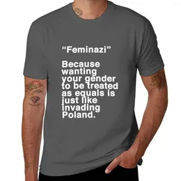 Men's Tank Tops Feminazi T-Shirt Hippie Clothes Blank T Shirts Animal Print Shirt For Boys Mens Graphic T-shirts Big And Tall