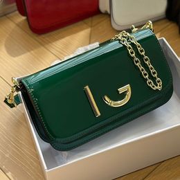 Chain Designer Bag Cross Body Designer Bags Shoulder Bag Flap Handbags Wallet Women Patent Leather Clutch Purse Gold Hardware Removable Strap Internal Phone Pocket