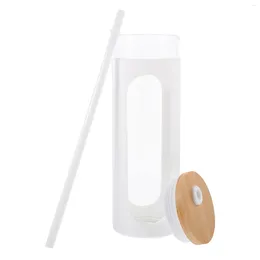 Disposable Cups Straws Glass Coffee Mugs Cola Water Bottle Men And Women Cup For High Borosilicate Beer Drinking