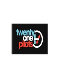 Twenty One Pilots Flag 3x5ft High Quality Double Stitched Hanging Digital Printed Polyester Outdoor Indoor 1418389