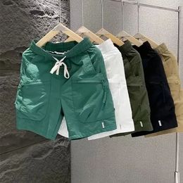 Summer American Streetwear High Quality Cargo Shorts Men Clothing Harajuku MultiPocket Casual Basketball Pants Korean Trendy 240506
