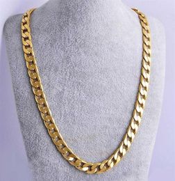 Men Figaro Chains Trendsetter Hip Hop Gold Necklaces Street Dancer Rapper Rock Nightclub Jewellery Accessories 76cm 1 2cm34495048124