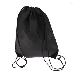 Storage Bags 1pc Waterproof Nylon Foldable Gym Bag Fitness Backpack Drawstring Shop Pocket Hiking Camping Beach Swimming Sports
