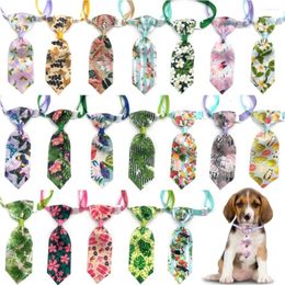 Dog Apparel 50pcs Summer Accessories Pet Neckties Wholesale Supplies Small Bowties Ties For Dogs Pets Grooming Products