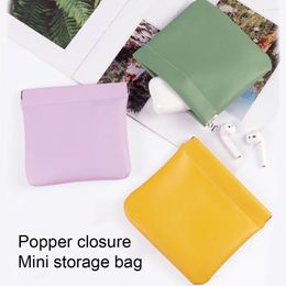 Storage Bags Portable Bag Automatic Close Reusable Wireless Earphone Cosmetic Organizer Cable Accessory Pouch