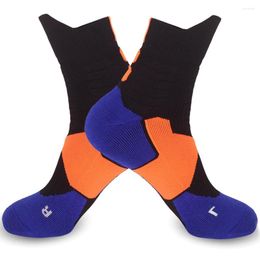 Men's Socks 3 Pairs/Lot Mens High-Top Towel Bottom Athletic Terry Thickened Basketball Casual Outdoor Sports Running