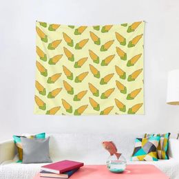 Tapestries Marge Kitchen Corn On The Cob Curtains Tapestry Decoration Wall Bed Room