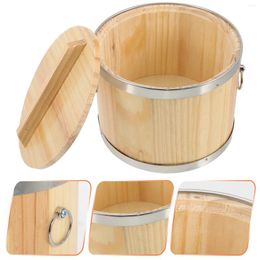 Dinnerware Sets Steam Bucket Sushi Barrel Rice Container Making Kit Stainless Steel Home Accessory