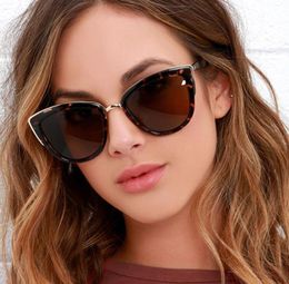 Womens Vintage Cat Eye Sunglasses Brand Ladies Fashion Trend Eyewear Sun Glasses Female Eyeglasses UV4008844279