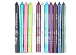 12pcsBag Waterproof Long lasting Eyeliner Pencil Pigment White Color Eye Liner Pen Makeup Tools4789520