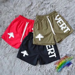 Men's Shorts Red Black Brown Sweat Shorts Men Women Top Quality Drawstring Brches H240508