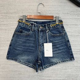 Jeans femininos shorts shorts soltos finos com orifícios e borlas de verão calças sexy