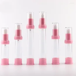 Storage Bottles Shoulder Vacuum Bottle 15ml 20ml 30ml Transparent Lotion Travel Pack Cosmetic