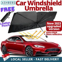 Car Windshield Umbrella Shade Windscreen for UV Protection, Foldable Reflective Window Sun Shield Visor Shade Rays