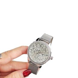 Sell 5A Men Women watch waterproof Business watches Wrist watch Luxury Fashion Steel Band Quartz Movement watches Leisure Wrist Watch c letter logo with Original box