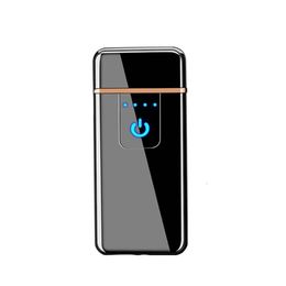 Factory Direct Touch Sensing Mini USB Charging Lighter Charging Creative Advertising Gift Electronic Lighter