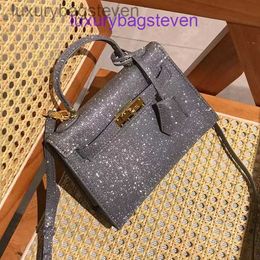 Fashion Hremms Kelyys Top Brand Designer Totes Handbags 2024 New High End Bag Handbag Crossbody Design Small Square Commuter Have Real Logo