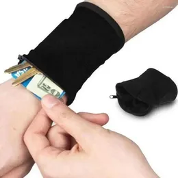 Storage Bags Wrist Bag Multifunctional Breathable Band Zipper With Workout Wallet Sweatband For Running Cycling Sports Coin Keys