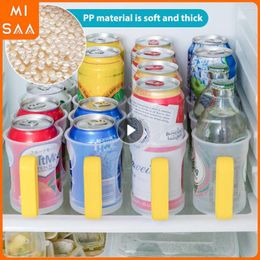 Kitchen Storage Rack Space-saving Beverage Fridge Durable Stackable Itchen Organiser Tools Refrigerator Box