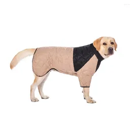 Dog Apparel Winter Padded Thick Waterproof Windproof Snowproof Medium And Large Labrador Pet Cotton Coat Clothing