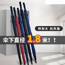 40 Inch Fishing Straight Pole Golf Men's Business Double Layer Rain and Storm Resistant Large Advertising Gift Umbrella