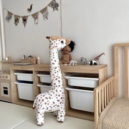 40cm Simulation Giraffe Plush Toys Soft Stuffed Animal Doll Pillow Toy For Boys Girls Room Bed Decoration Birthday Gift 240507