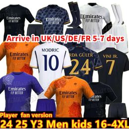24 25 Soccer Jerseys VINI JR MBAPPE MODRIC Fans Player 24 25 Football Shirt Real Madrids Rodrygo CAMAVINGA Camisetas Men Kids