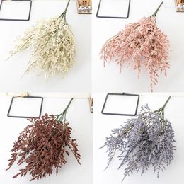 Decorative Flowers 36cm Artificial Flower Foam Lavender Wedding Party Decoration Bouquet Room Garden Table Arrangement Fake Plants