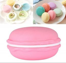 Mini Jewellery Storage Case Macaroon Round Solid Colour Gift Box Necklace Earrings Ring Fashion Makeup Organiser Accessory 0 51ct G21058618