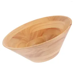 Dinnerware Sets Rubber Wood Salad Bowl Wooden Serving Bowls Breakfast Multi-use Dinner Small Soup Multipurpose