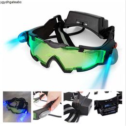 LED anti sand and anti impact goggles for ski riding Tiktok disco with light windproof night vision goggles