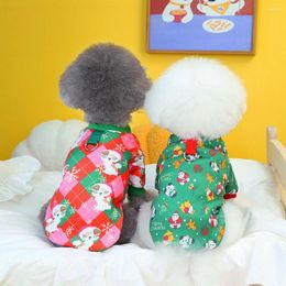 Dog Apparel Puppy Christmas Clothes Autumn Winter Fashion Cartoon Pullover Pet Cute Desinger Sweater Small Shirt Poodle Maltese