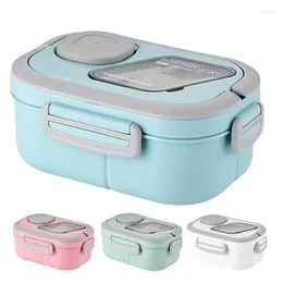Dinnerware Lunch Box Container Microwavable Portable Picnic School Office Large Capacity Dispenser Snack Storage