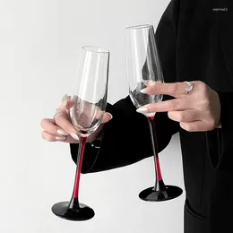 Wine Glasses Creative Sparkling Glass Cup Red Cups European Style Foot Champagne Goblet Bar Kitchen Tool