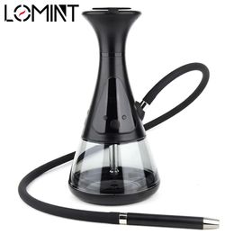 LOMINT Electronic Hookah Shisha Set Chicha Complete Built-in Rechargeable Lithium Battery Temperature Adjustable Narguile 240510