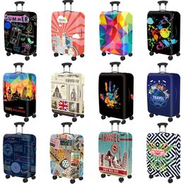 Drop Elastic Baggage Covers Trolley Suitcase Protector For 18 To 32 Inch Travel Accessories Luggage Supplies Dust Cover 240429