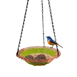 Other Bird Supplies 2024 Feeder Tray Hanging Lightweight Dining Or Drinking Platform Garden Decoration