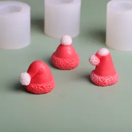 Baking Moulds Christmas Hat Creative Chocolate Mould DIY Scented Candle Little Red Hood Silicone Decoration Cake Tools