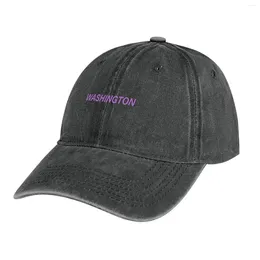Berets Washington - Purple Cowboy Hat In The Fluffy Men Hats Women's