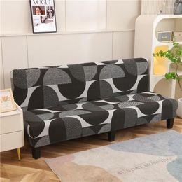 Chair Covers Stretch Futon Slipcover Armless Sofa Cover Furniture Protector Without Armrests Soft With Elastic Bottom For Kids