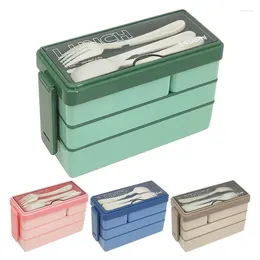 Dinnerware Lunch Boxes Bento Box For School Kids Office Worker Salad Microwae Heating Container Storage Travel Outdoor