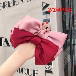 Decorative Flowers 2/3/4PCS Headwear Simple Portable Decorations Oversized Black Bow Hairpin Durable Convenient Health & Beauty