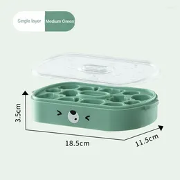 Baking Moulds Artefact Ice Box Silicone Kitchen Tools Accessories Storage Blocks Maker Model Quick Freezing Trays Cartoon