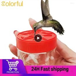 Other Bird Supplies Feeders Portable Hummingbird Drinker Food Container Outdoor Handheld Garden Accessories Mini Feeder Creative Household