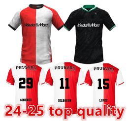 24 25 Feyenoords KOKCU Gimenez Danilo 24 25 Soccer Jerseys Home away Third TRAUNER 22 men kids football shirt KIDS HARTMAN GIMENEZ PAIXAO TAABOUNI 66