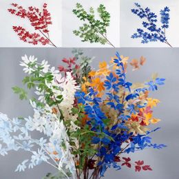 Decorative Flowers Simulated Plant Beauty Leaves 10 Colours Festival Supplies Artificial DIY Party Decoration Home Decor Bouquet