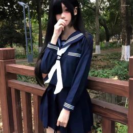 Clothing Sets Student JK Uniform Women's High School Korean Chinese Uniforms Navy Sailor Outfit Short Sleeve Suit Japan Seifuku Girl