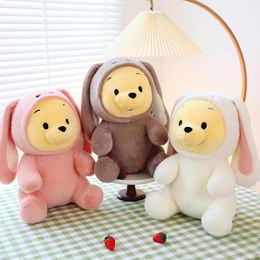 New 25-40cm Cute Bear Plush Toys cartoon Plush Doll Sofa Throw pillows Children Birthday Gift
